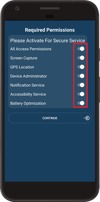 Provide Necessary Permissions - SpyHuman App